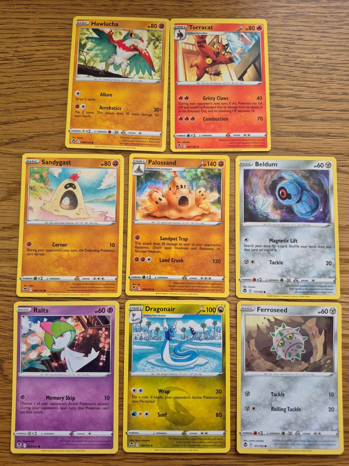 15 pokemon kaarten van Silver Tempest, Ophalen of Verzenden, Zo goed als nieuw, Meerdere kaarten