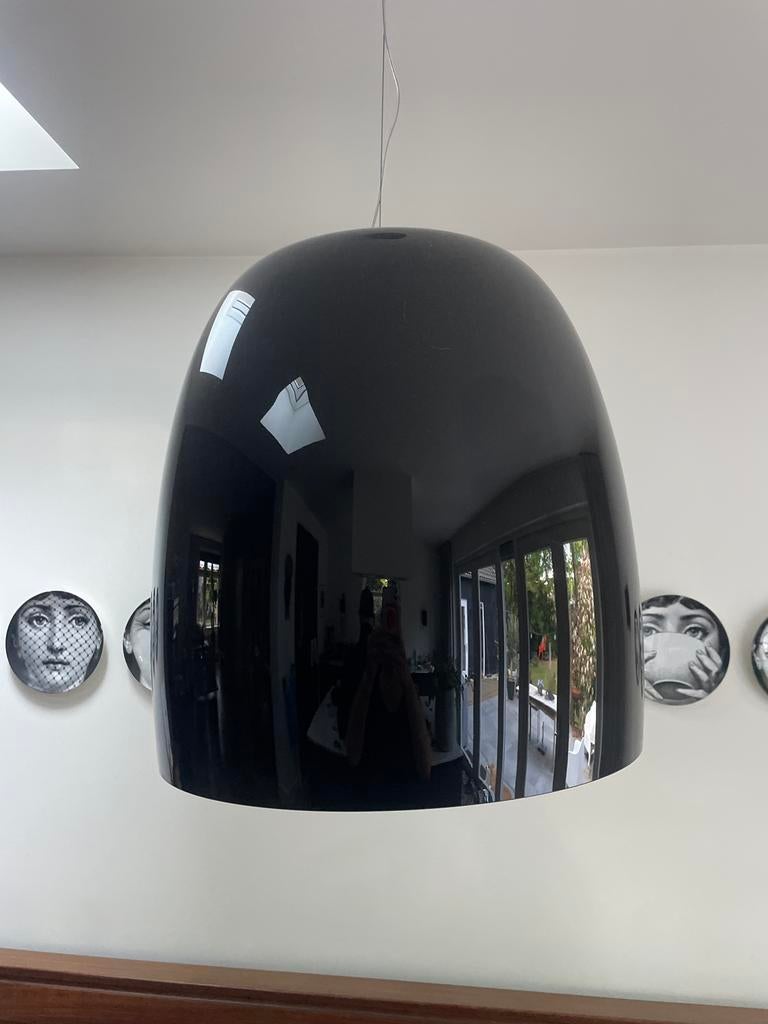 Prandina Notte S7 Zwarte Hanglamp - Design Verlichting, Ophalen, Zo goed als nieuw, Metaal, 50 tot 75 cm