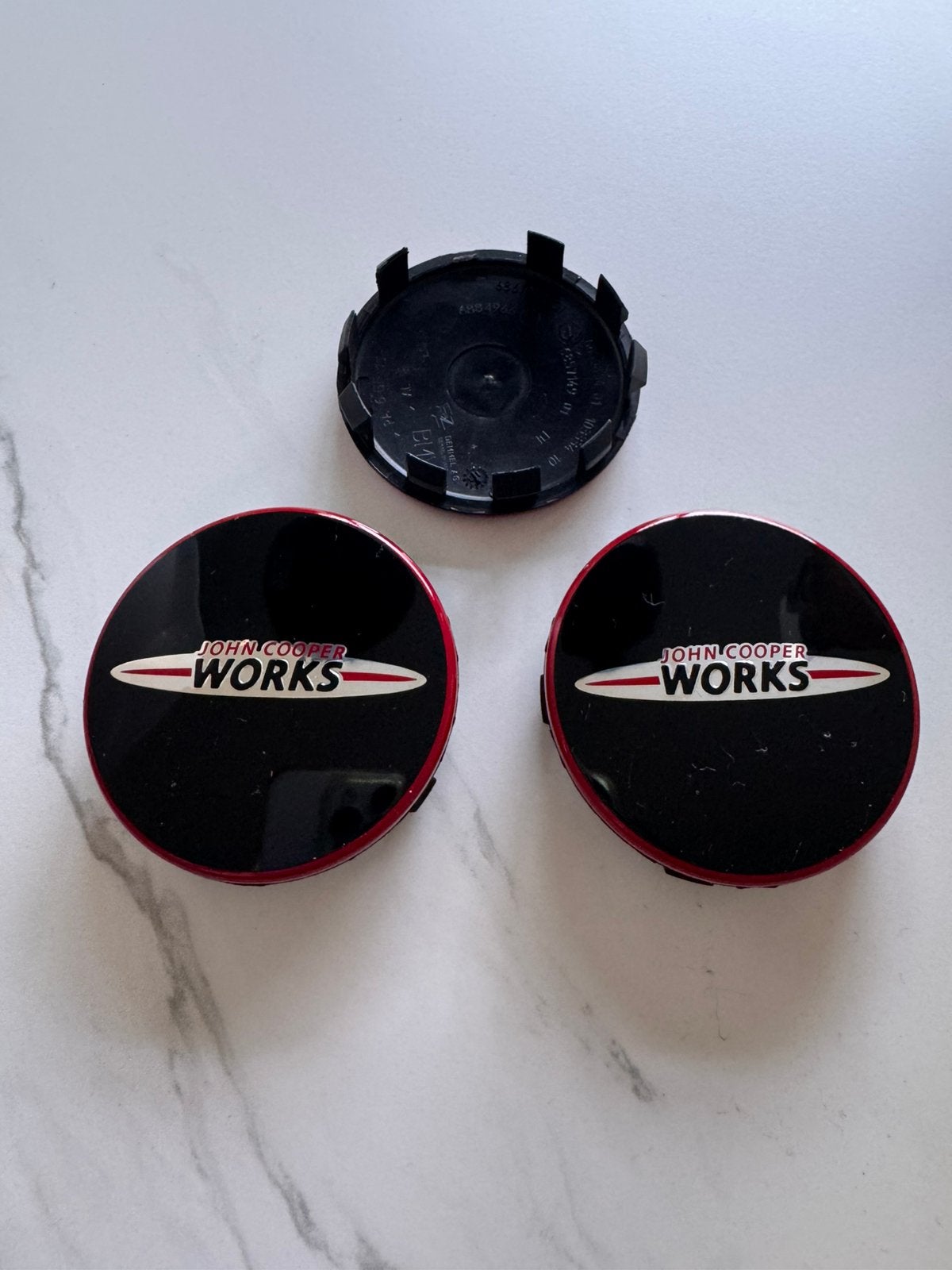 Naafdoppen MINI JCW 56mm (3x), Ophalen of Verzenden, Zo goed als nieuw, Overige materialen
