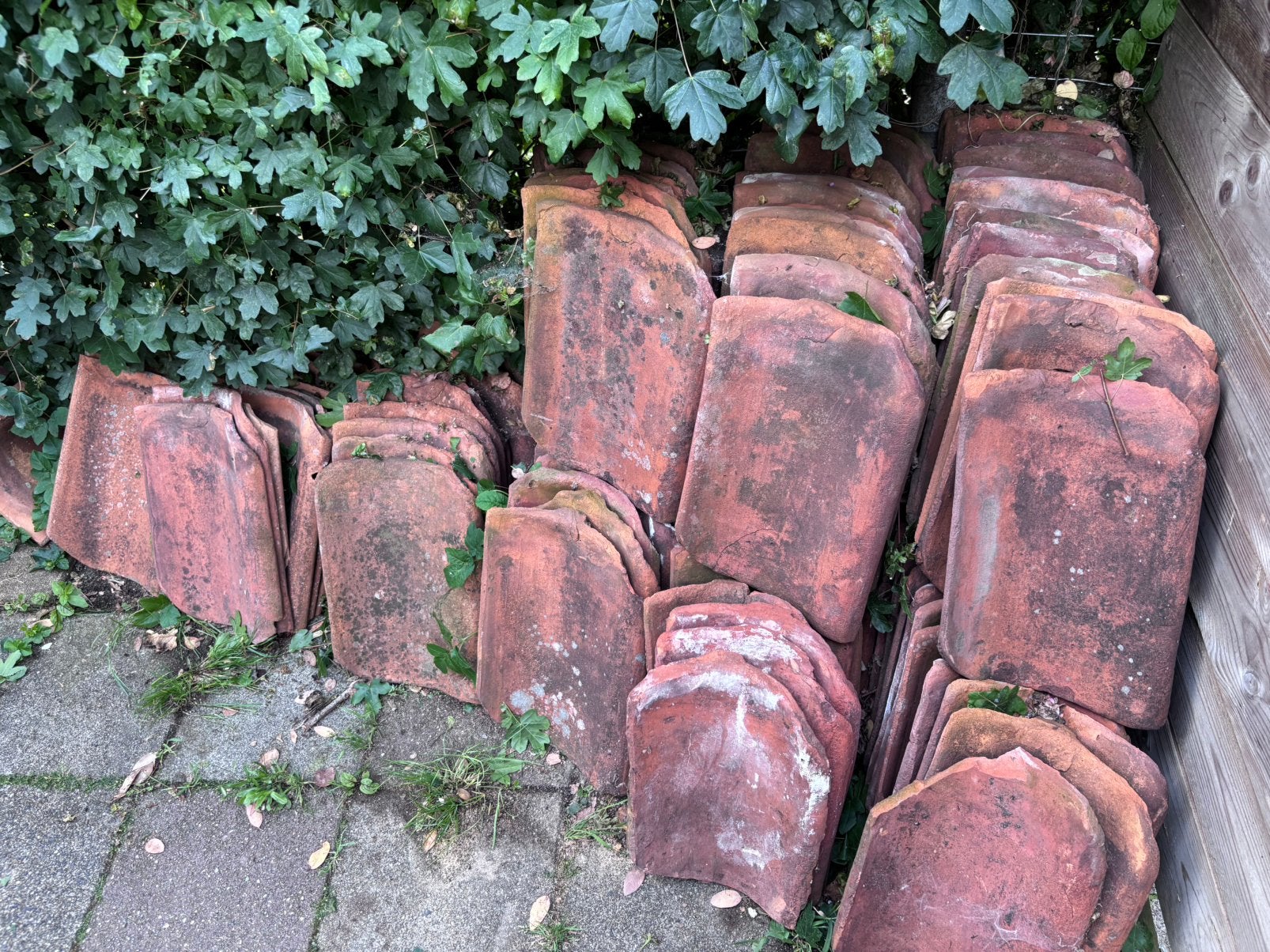 Oude dakpannen, Ophalen, Gebruikt, Steen of Klei, Minder dan 5 m²