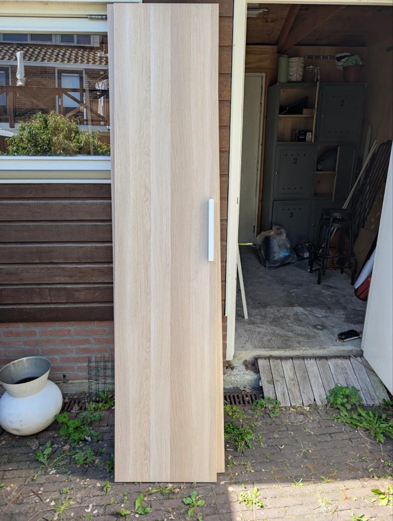 Berken Pax deuren (3 of 4 stuks) - 230x50 cm, Gebruikt, 200 cm of meer, Overige houtsoorten, Met deur(en)
