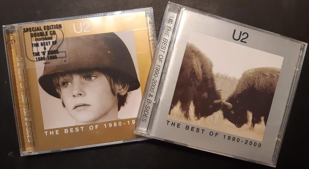 U2 - The best of 1980-90 & 1990-2000 ( 2x 2CD; 60 tracks ), Ophalen of Verzenden, Zo goed als nieuw, Poprock