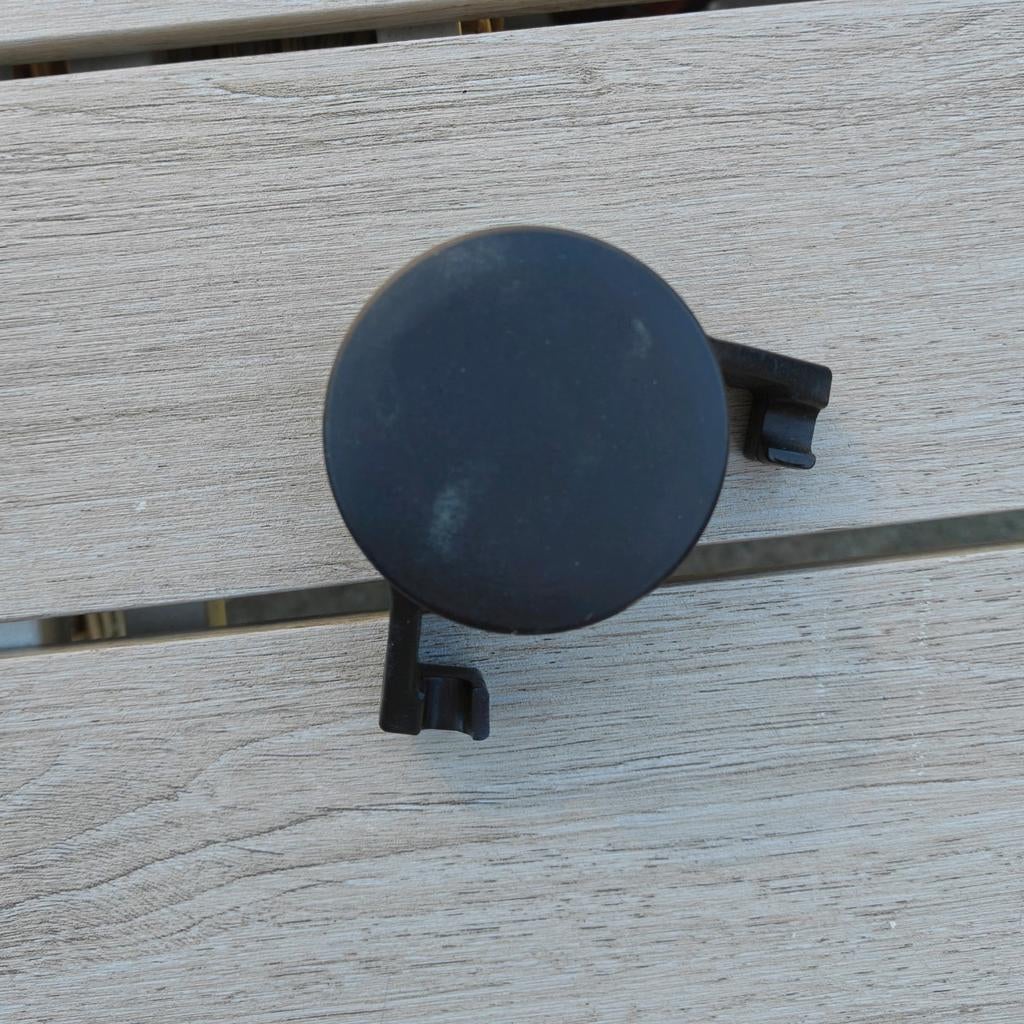 Ophangdoppen voor dubbelstaafsmat hekwerk rond 60mm palen, Ophalen of Verzenden, Zo goed als nieuw, Kunststof