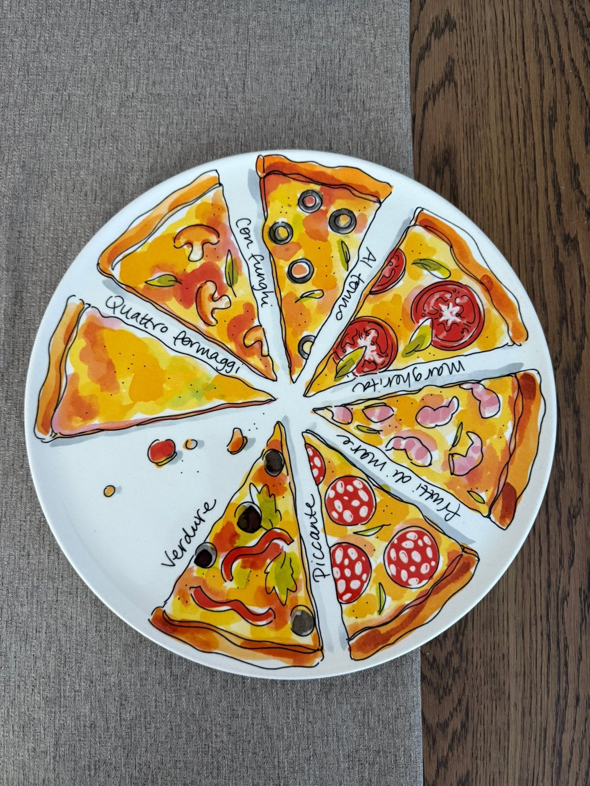 Pizzabord Blond Amsterdam, Huis en Inrichting, Ophalen, Zo goed als nieuw, Aardewerk