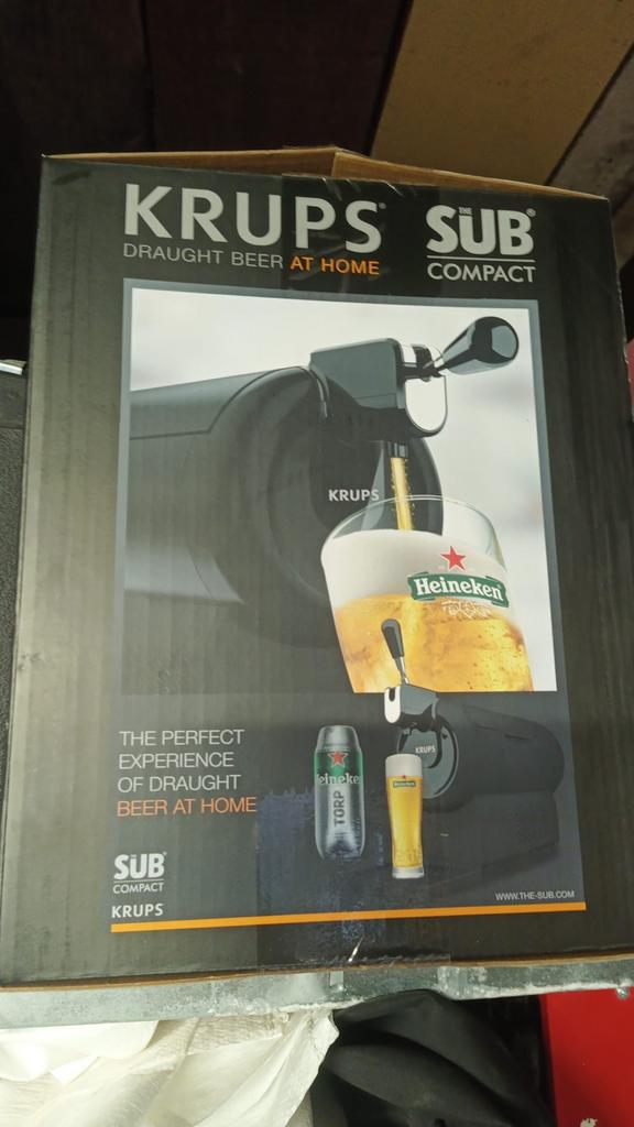 Krups The Sub Compact thuistap voor bier, Ophalen of Verzenden, Zo goed als nieuw, Krups
