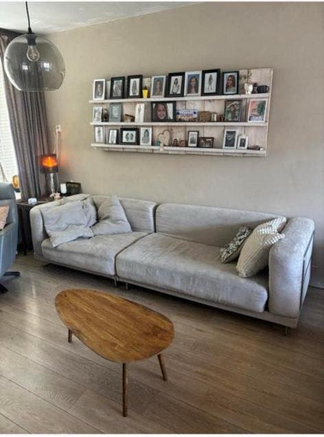 Tylosand IKEA 2 delen beige velours, Huis en Inrichting, Banken | Bankstellen, Ophalen, Gebruikt, 150 tot 200 cm, 75 tot 100 cm