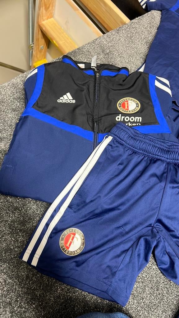 Feyenoord set maat 140, Maat XS of kleiner, Ophalen of Verzenden, Gebruikt, Trainingspak