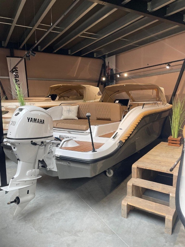 Topcraft 627 tender sloep - Yamaha 70pk - Compleet direct le, Watersport en Boten, Sloepen, Tender, Topcraft, 70 pk, Nieuw