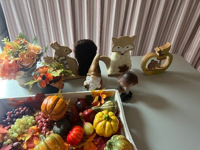 Grote collectie herfstdecoratie - Compleet pakket uitzoek ok, Huis en Inrichting, Hout, Gebruikt, Meerkleurig, Ophalen of Verzenden