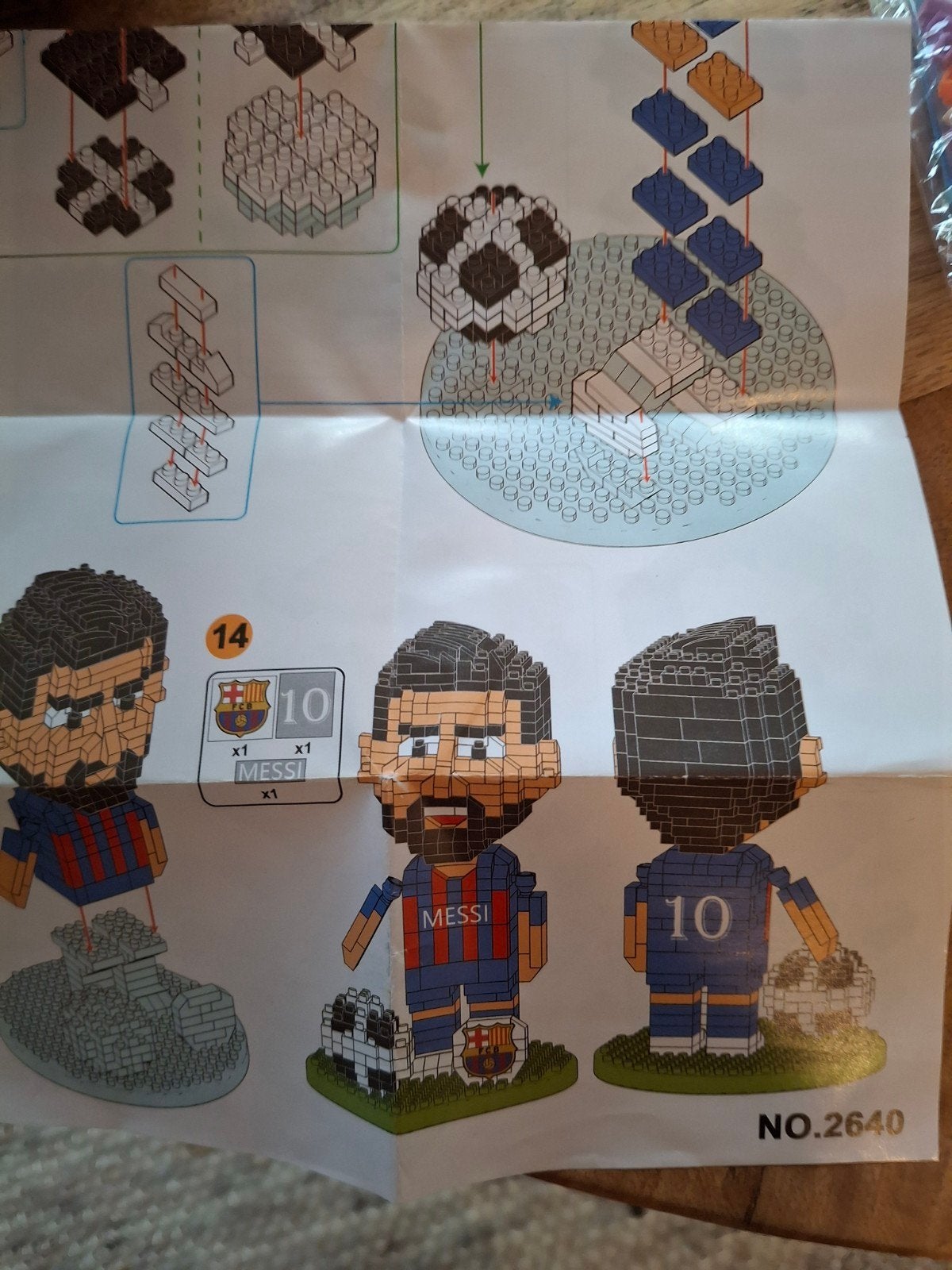 bouwsteentjes voor Messi te bouwen, Hobby en Vrije tijd, Knutselen, Ophalen of Verzenden, Nieuw, Knutselwerk