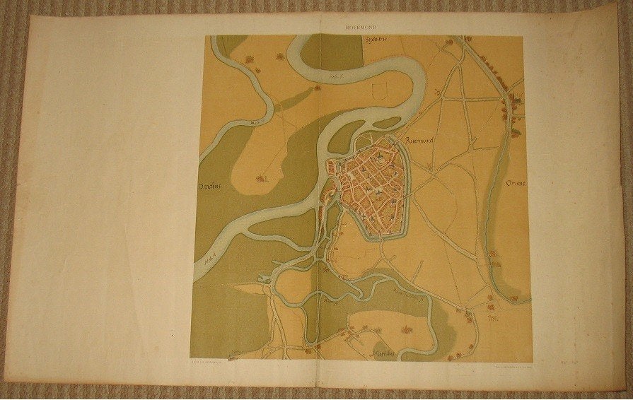 Litho van Roermond; Ruremunde; Jacob van Deventer, Verzenden