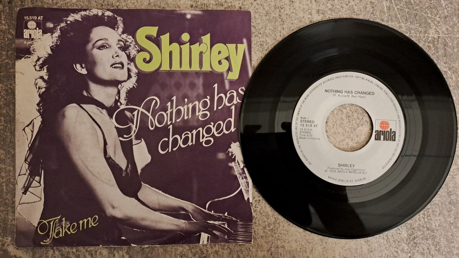 shirley  - nothing has changed, Gebruikt, 7 inch, Pop, Fotohoes