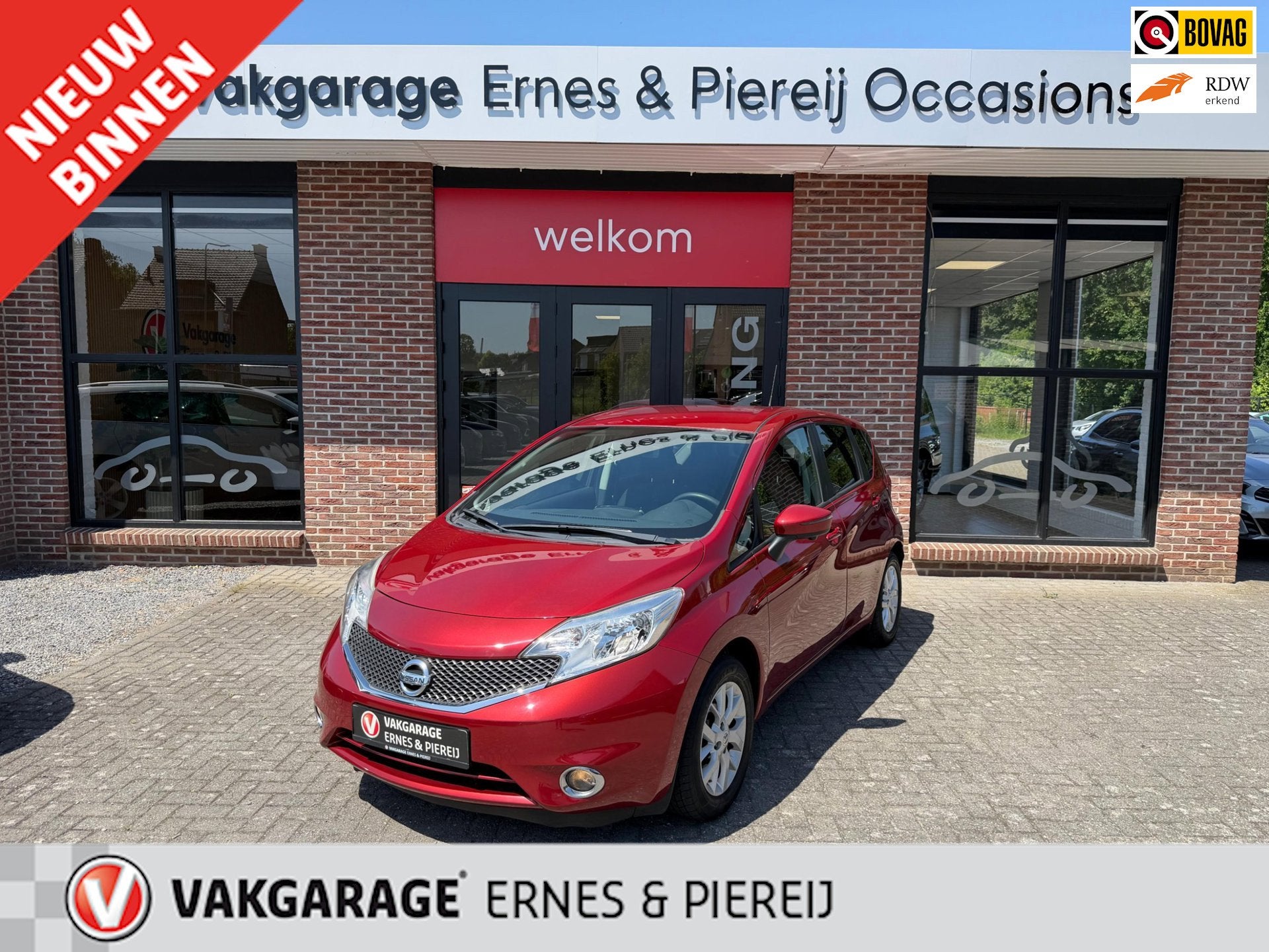 Nissan Note 1.2 Connect Edition, Auto's, Euro 5, Stof, Zwart, 1198 cc