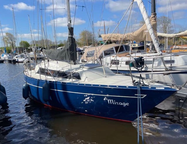 Mirage 28 zeilboot met goedlopende Ruggerini dieselmotor, Ophalen, Overige merken, Gebruikt, Tourjacht of cruiser