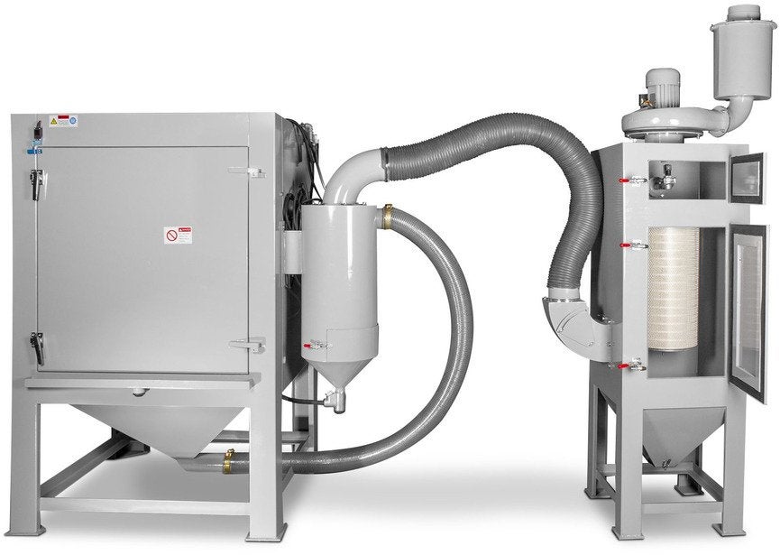Straalcabine 1350 L + cyclone + stofzuiger MW Tools, Ophalen, Nieuw