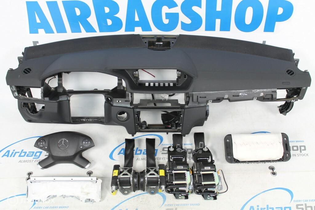 Airbag set Dashboard leder Mercedes E klasse W212 2009-2016, Auto-onderdelen, Dashboard en Schakelaars, Gebruikt, Ophalen of Verzenden