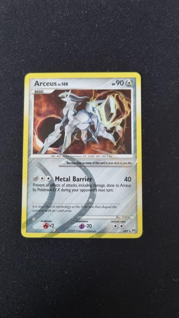 Arceus Lv.100 (AR AR9), Ophalen of Verzenden, Zo goed als nieuw, Losse kaart