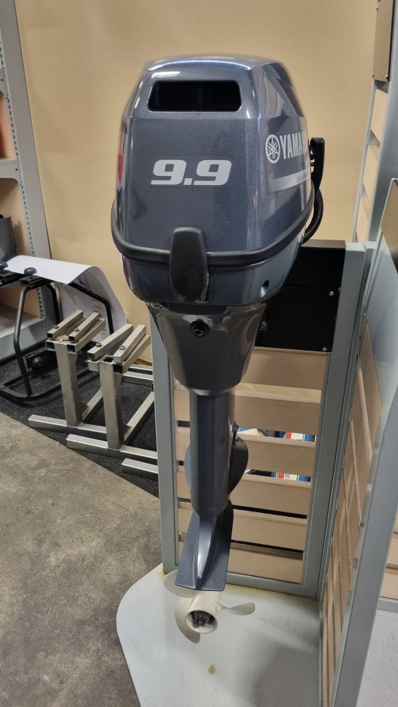 Yamaha F9.9 FEL 4-takt  Met afst. bediening (zeer netjes!), Gebruikt, Benzine, Buitenboordmotor, 5 tot 10 pk