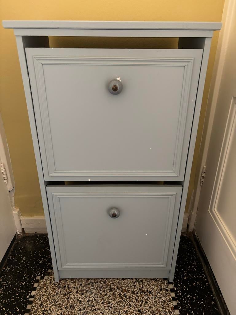 IKEA Bissa schoenenkast, geverfd en met sierlijsten, Huis en Inrichting, Ophalen, Gebruikt