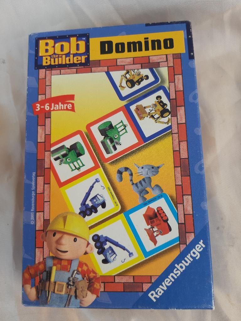 Domino, Bob De Bouwer – Kaartspel van Ravensburger,, Ophalen, Zo goed als nieuw, Ravensburger, Een of twee spelers