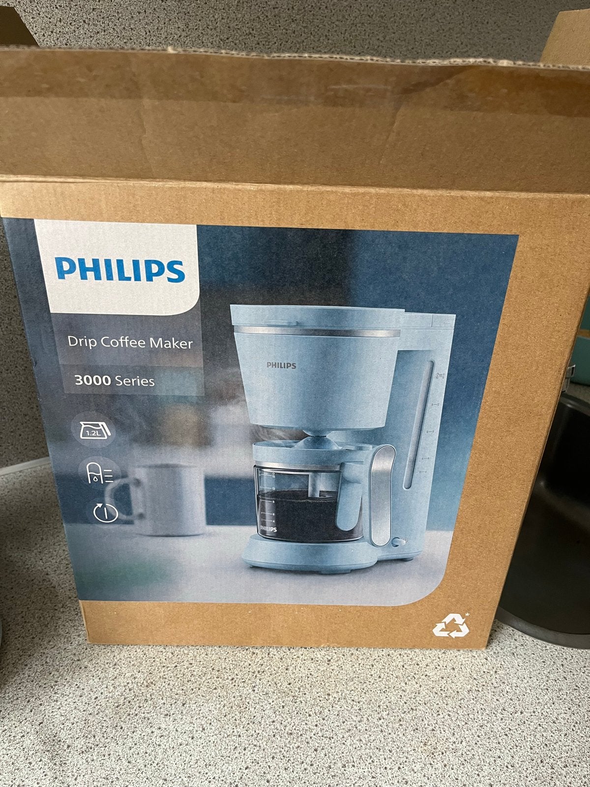 Nieuw Philips Drip Koffiezetapparaat 3000 Serie lichtblauw, Ophalen, 10 kopjes of meer, Gemalen koffie, Koffiemachine