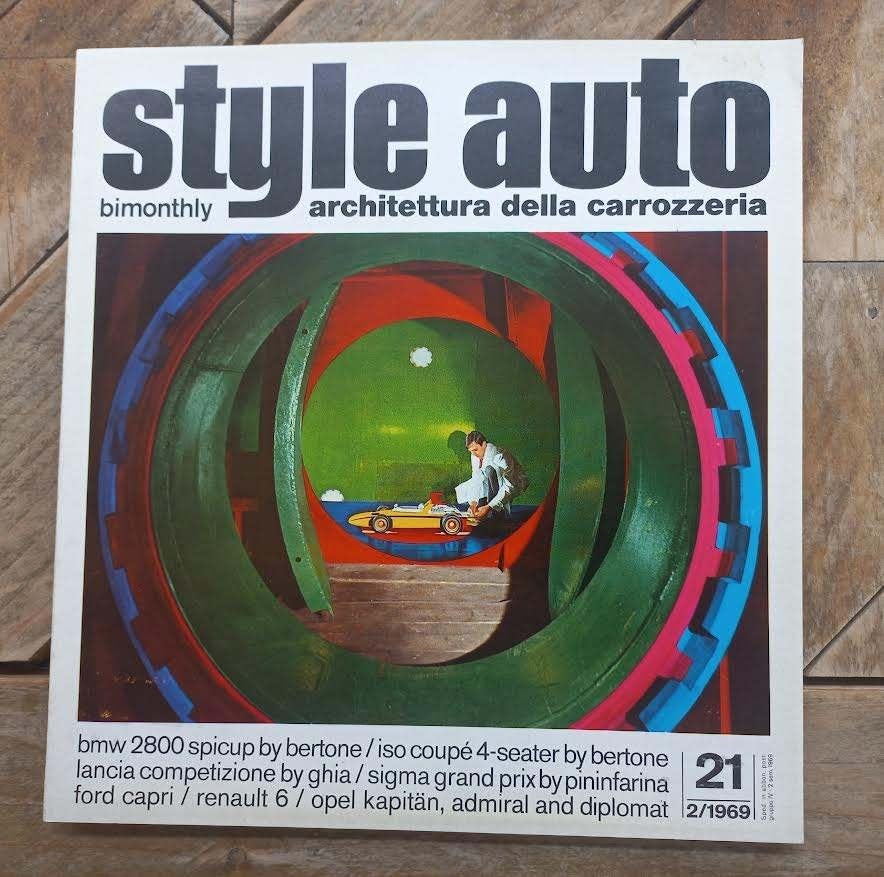 STYLE AUTO ARCHITTETURA DELLA CARROZZERIA #21 2/1969, Boeken, Auto's | Boeken, Algemeen, Diverse auteurs, Ophalen of Verzenden