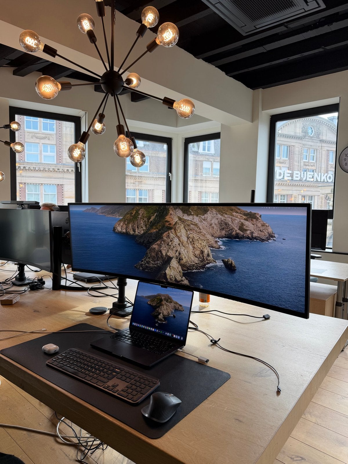 Dell UltraSharp U4919DW 49 inch Curved Monitor, IPS, Curved, Zo goed als nieuw, Quad HD (2K)