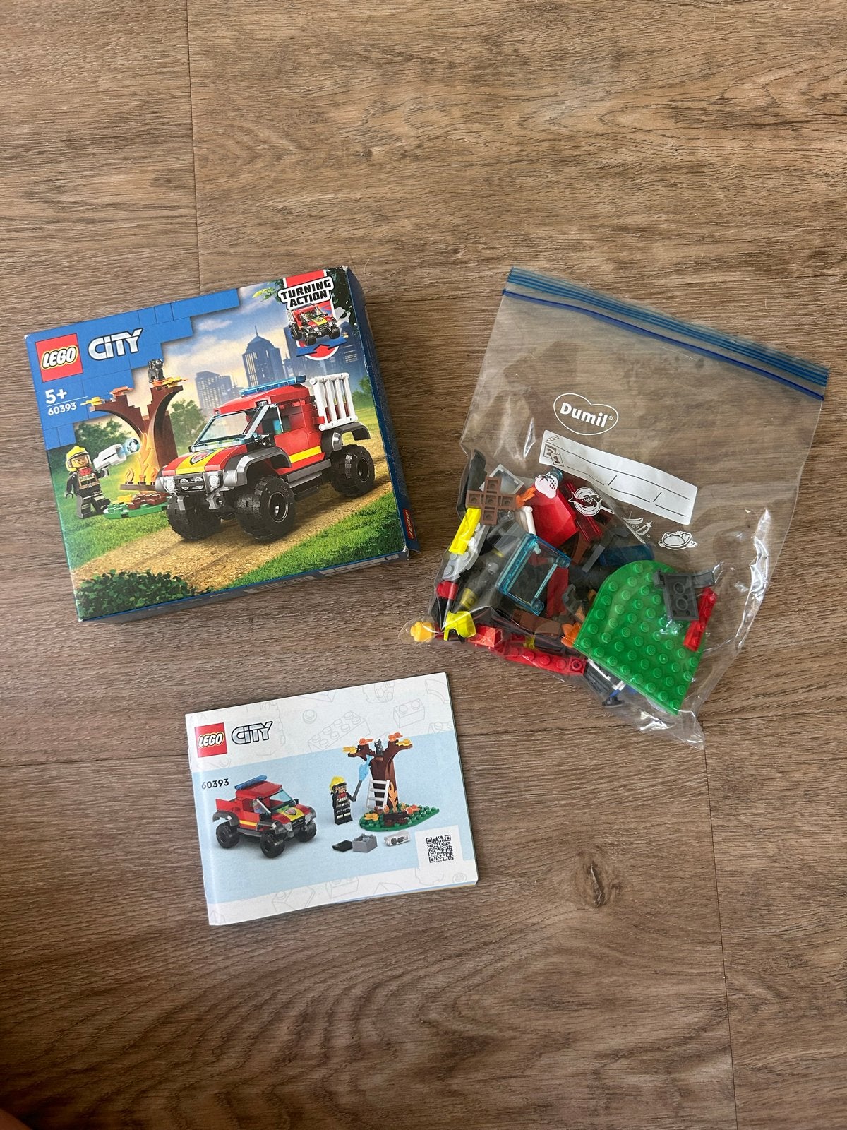 Lego City 60393: 4x4 Brandweertruck Reddingsset, City, Lego, Ophalen of Verzenden, Zo goed als nieuw