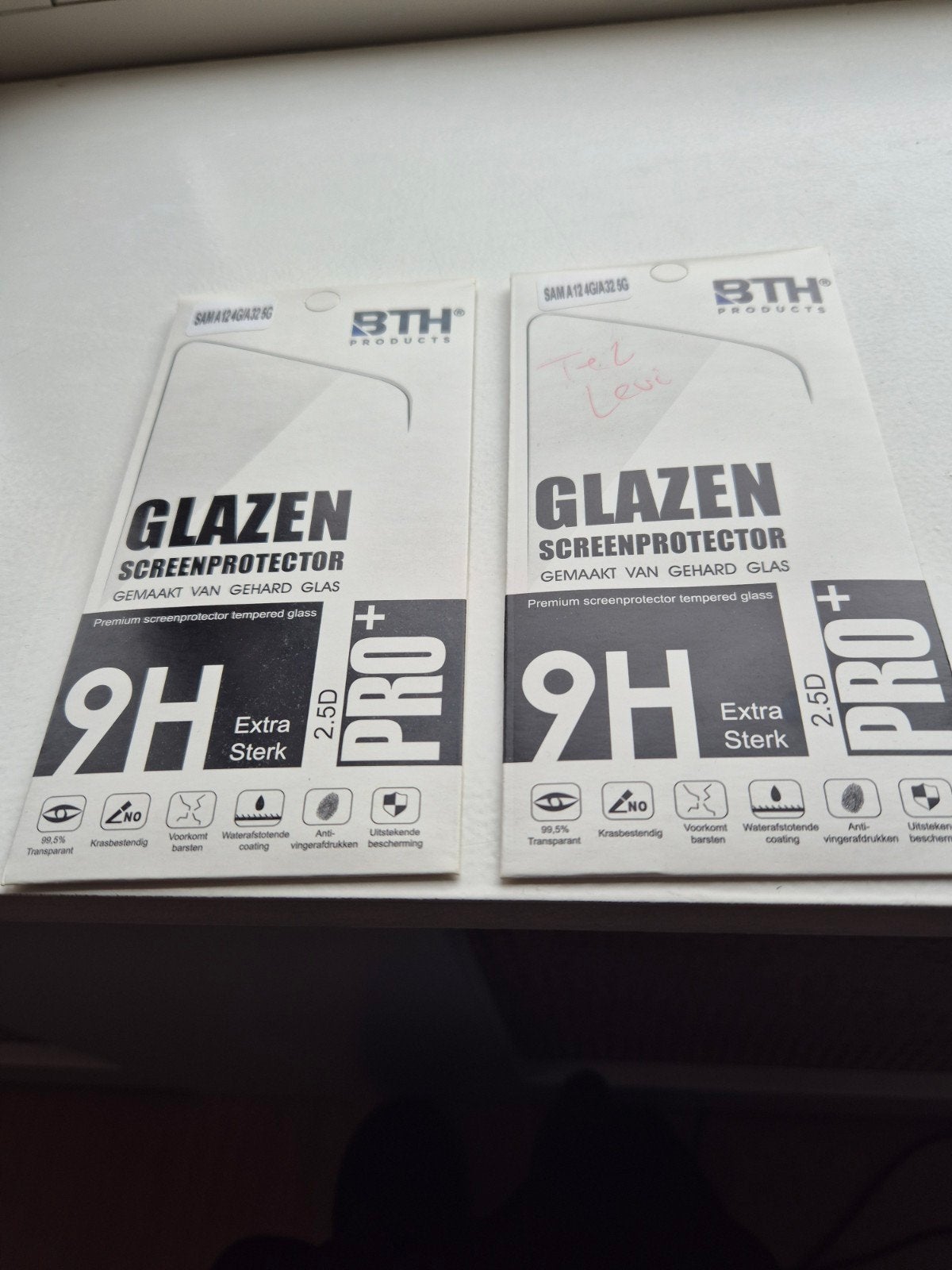 BTH Glazen Screenprotector 9H Extra Sterk voor Samsung A12, Ophalen of Verzenden, Nieuw, Bescherming, Samsung