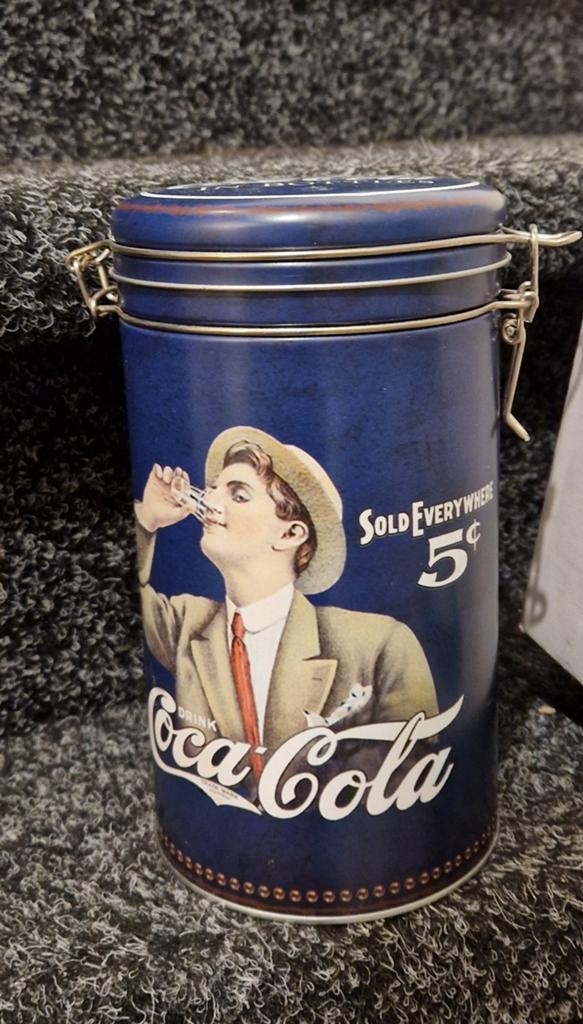 Vintage Coca-Cola Blik - Drink Coca-Cola In Bottles, Verzamelen, Ophalen of Verzenden, Gebruikt, Overige, Overige merken