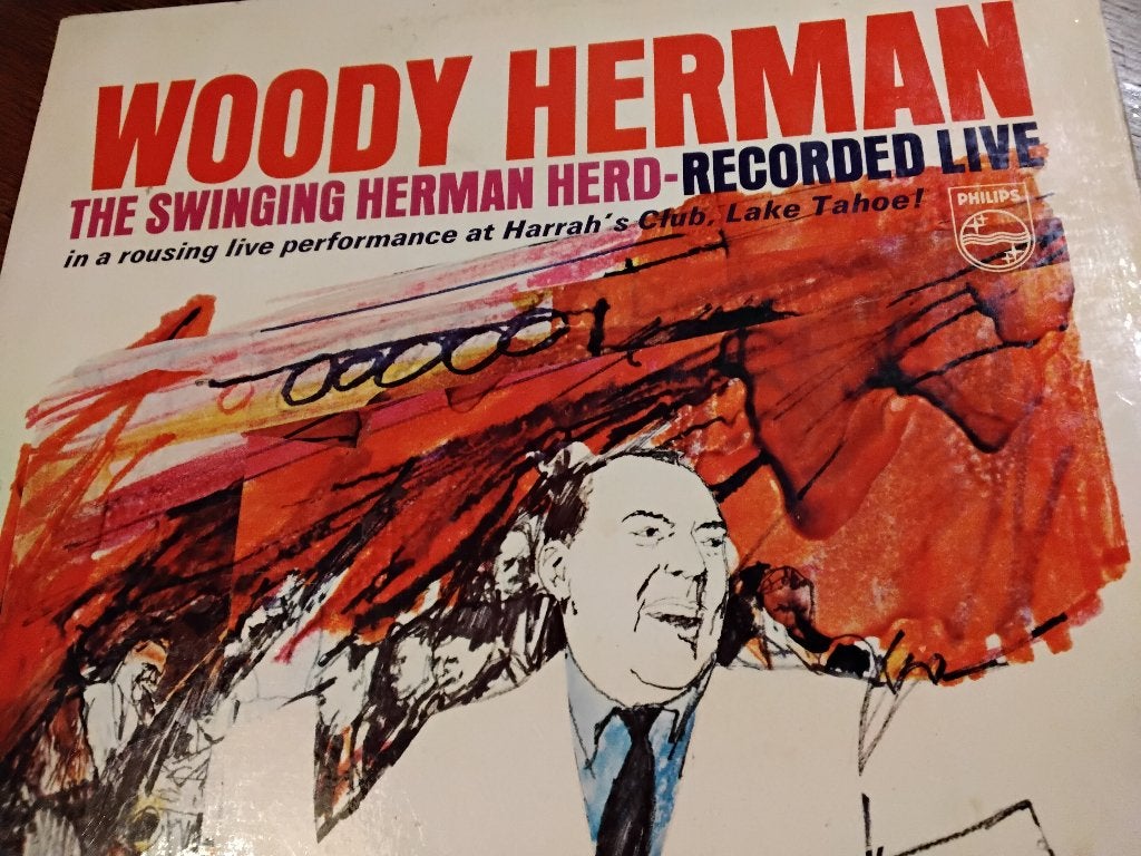 Woody Herman ‎Recorded Live Philips   LP   UK  1964 , LP, Gebruikt, Ophalen of Verzenden, 12 inch