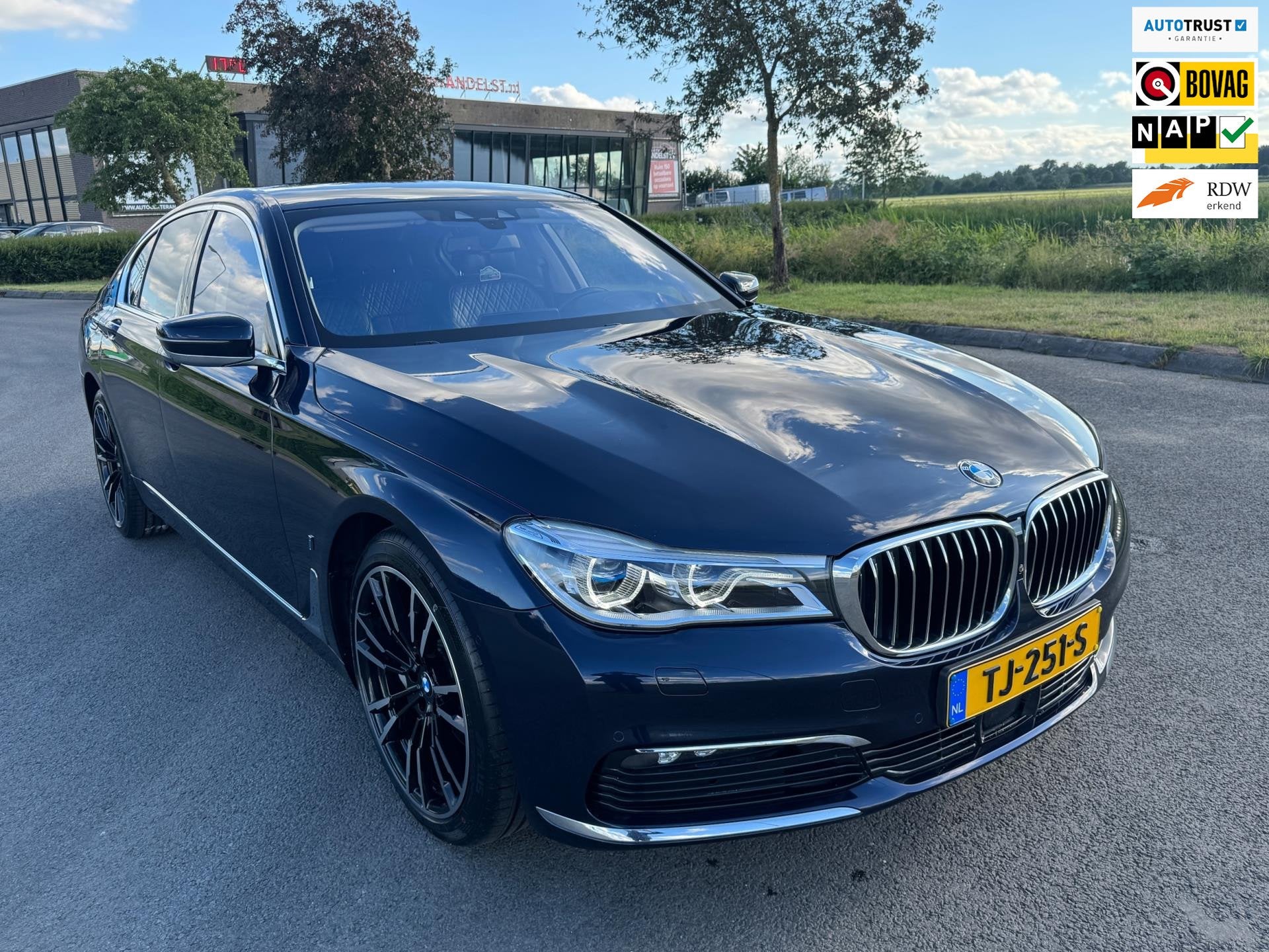 BMW 7-serie 740e iPerformance High Executive Aut, Leder, Sto, Auto's, Automaat, 1998 cc, Achterwielaandrijving, Gebruikt