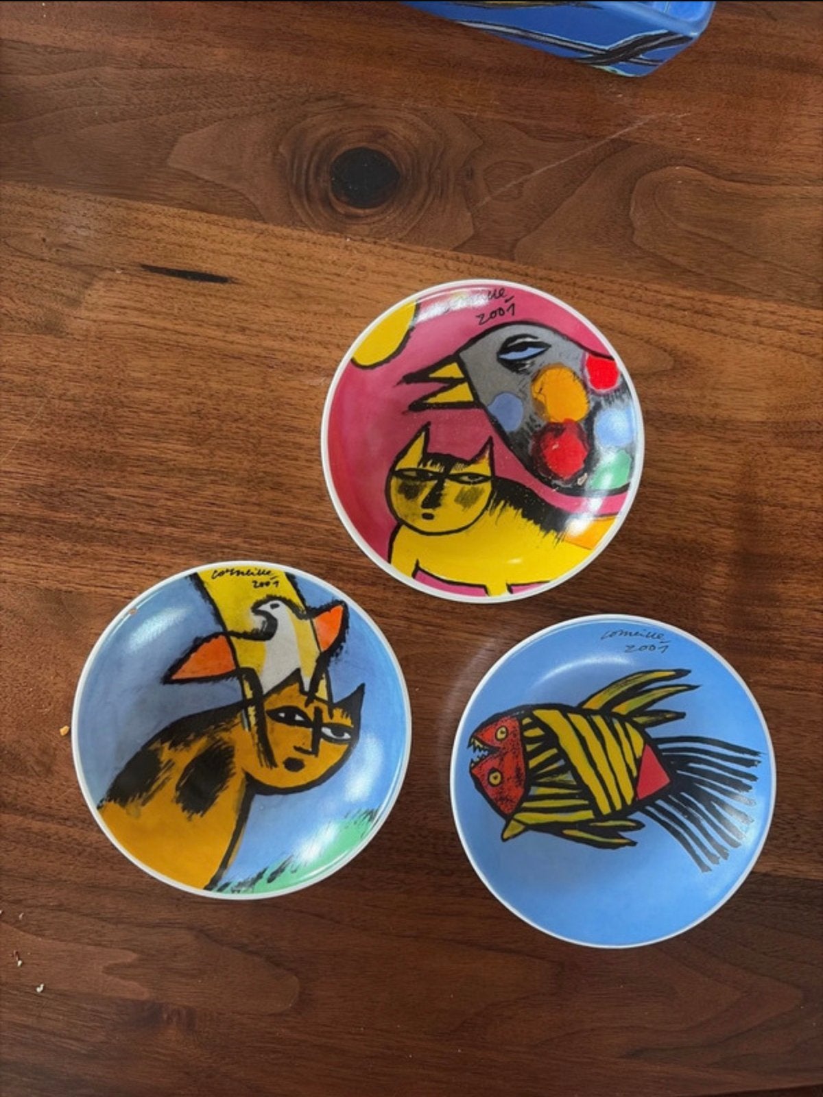 3 Corneille schaaltjes uit 2001 - puntgaaf, Ophalen of Verzenden, Overige stijlen, Schaal of Schalen