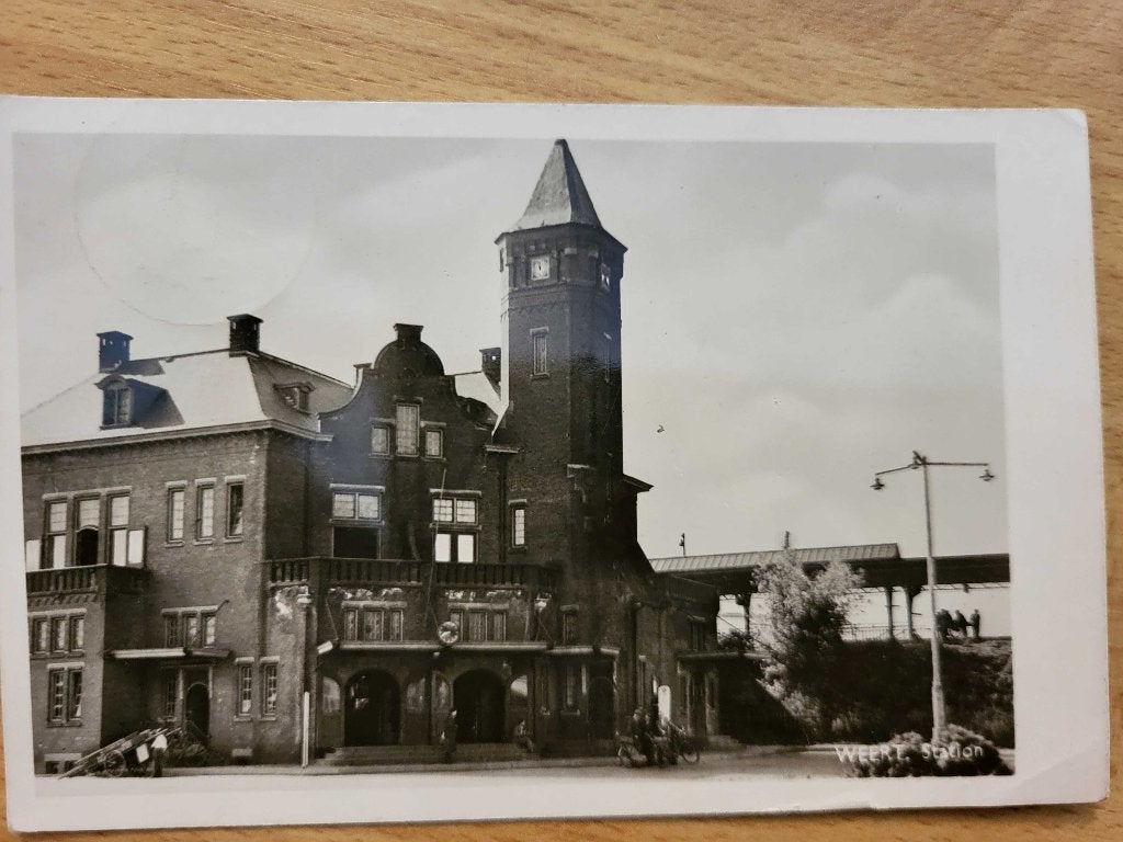 ansicht WEERT Station, Verzamelen, Ansichtkaarten | Nederland, Ophalen of Verzenden, Voor 1920, Limburg