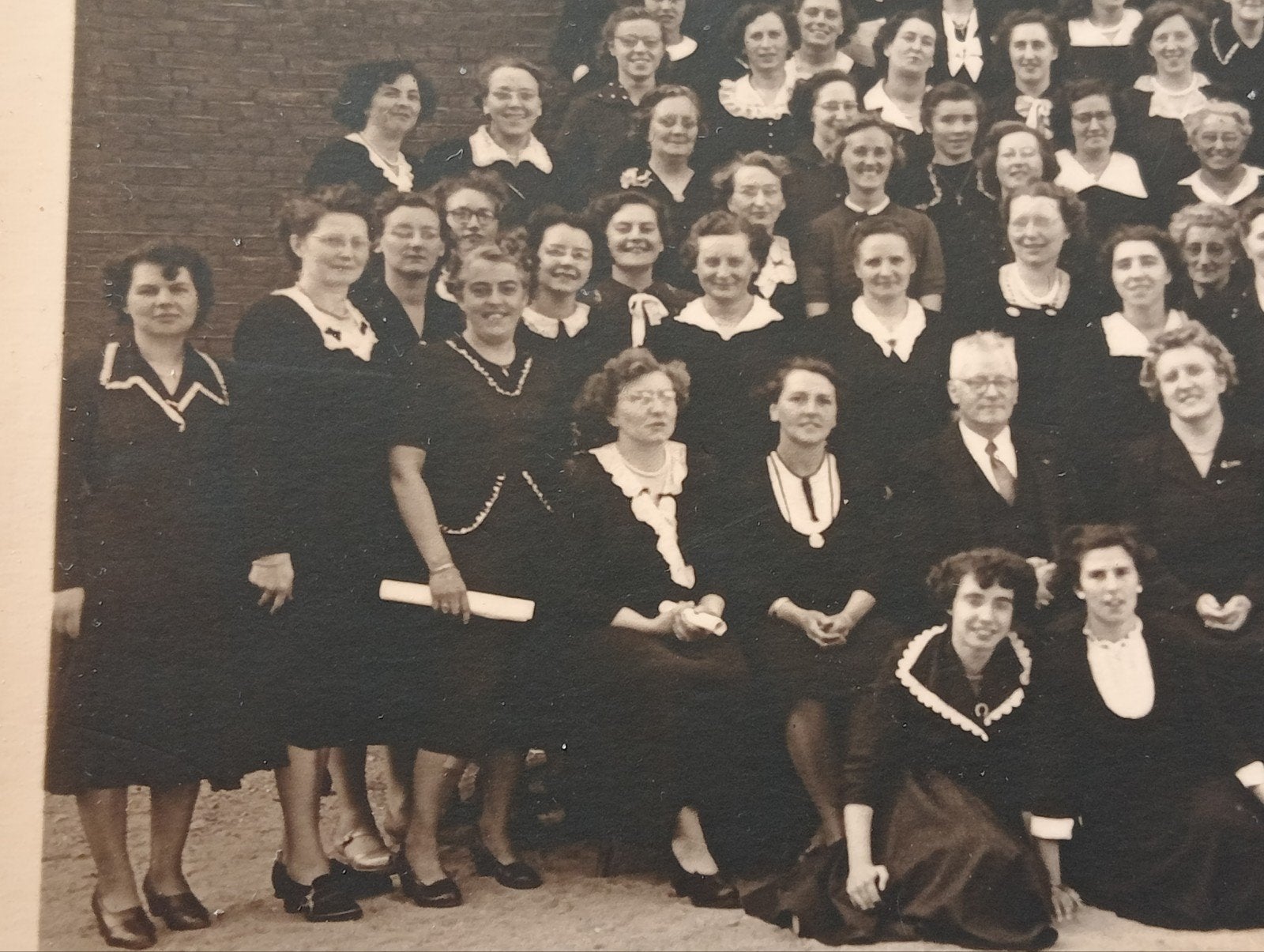 Groepsfoto Niestadt Vlaardingen, Ophalen of Verzenden, Voor 1940, Gebruikt, Overige onderwerpen