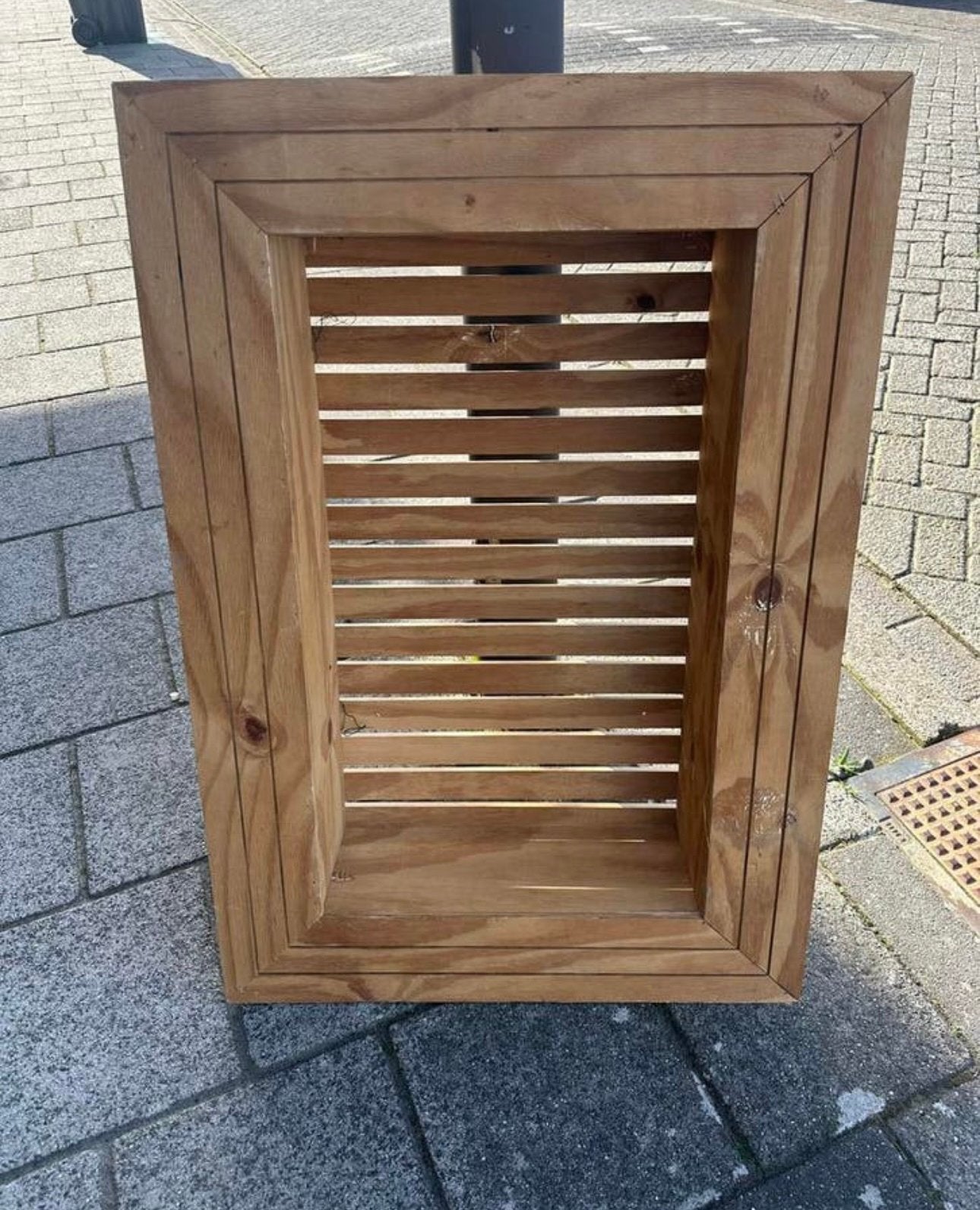 Houten plantenbak, houten kist ter decoratie, altaar, Huis en Inrichting, Woonaccessoires | Kisten, Zo goed als nieuw, Ophalen
