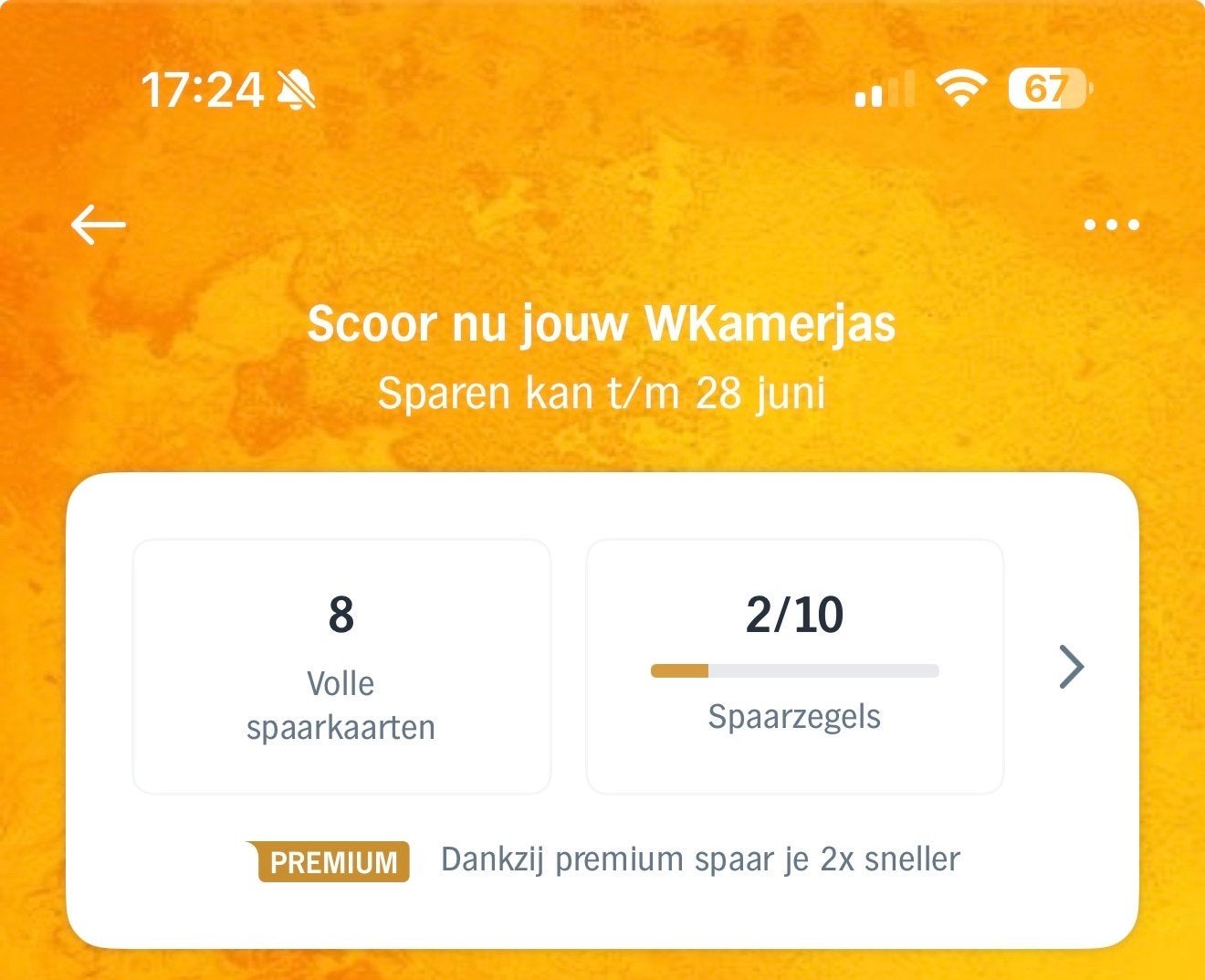 AH WKamerjas volle spaarkaarten, Verzamelen, Supermarktacties, Albert Heijn, Ophalen