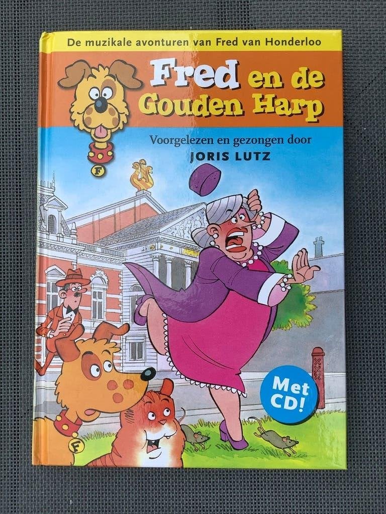 Fred en de gouden harp - hardcover - met Klassiek voor Kids, Ophalen of Verzenden, Zo goed als nieuw, Algemeen