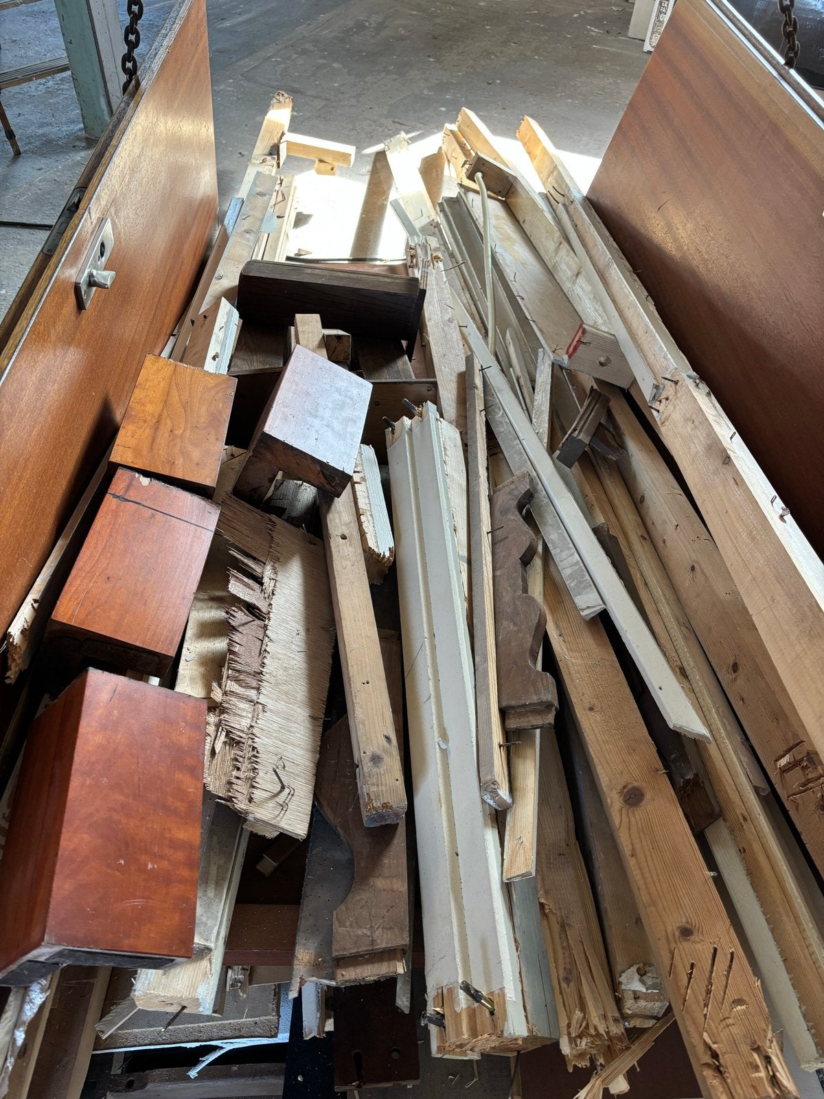 Gratis stookhout / sloophout, Tuin en Terras, Minder dan 3 m³, Ophalen, Overige houtsoorten