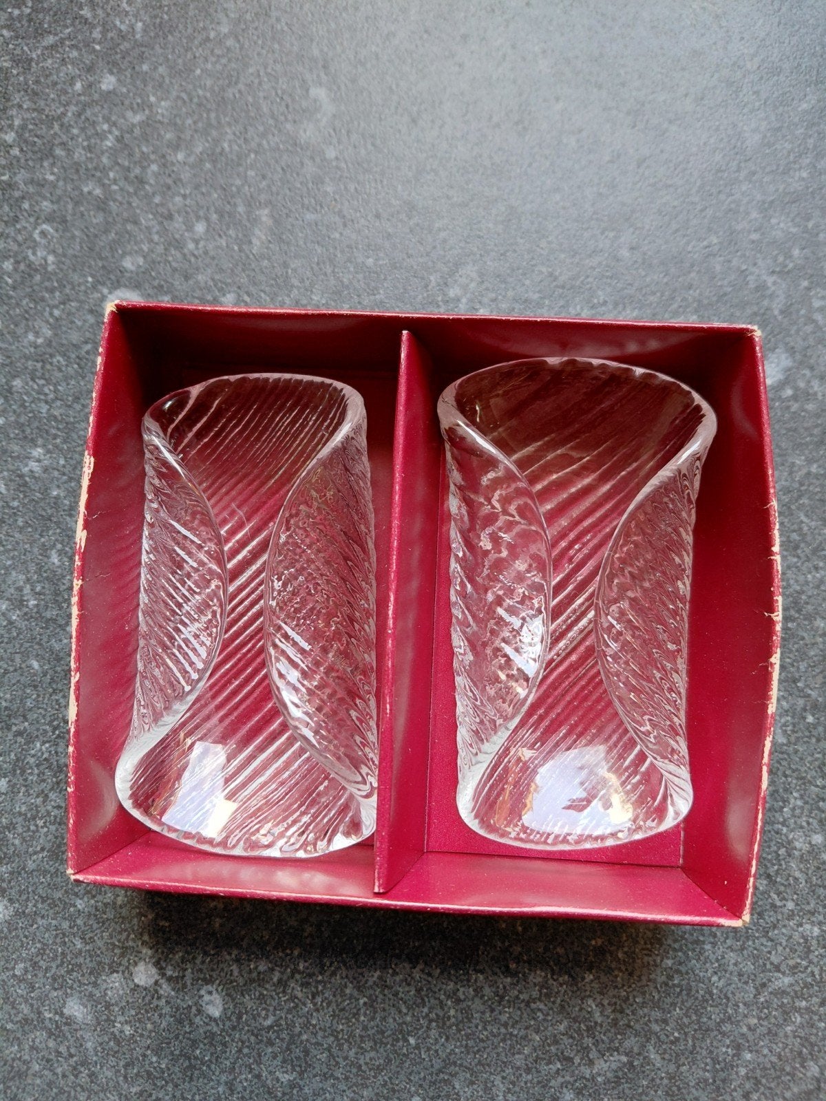 Vintage Lindshammar kristallen servethouders en asbakken, Antiek en Kunst, Ophalen of Verzenden, Object, Glas
