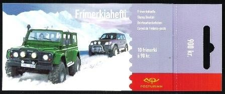 IJsland Mi nr 1067 10x in automaatboekje postfris auto's, Verzenden, IJsland, Postfris