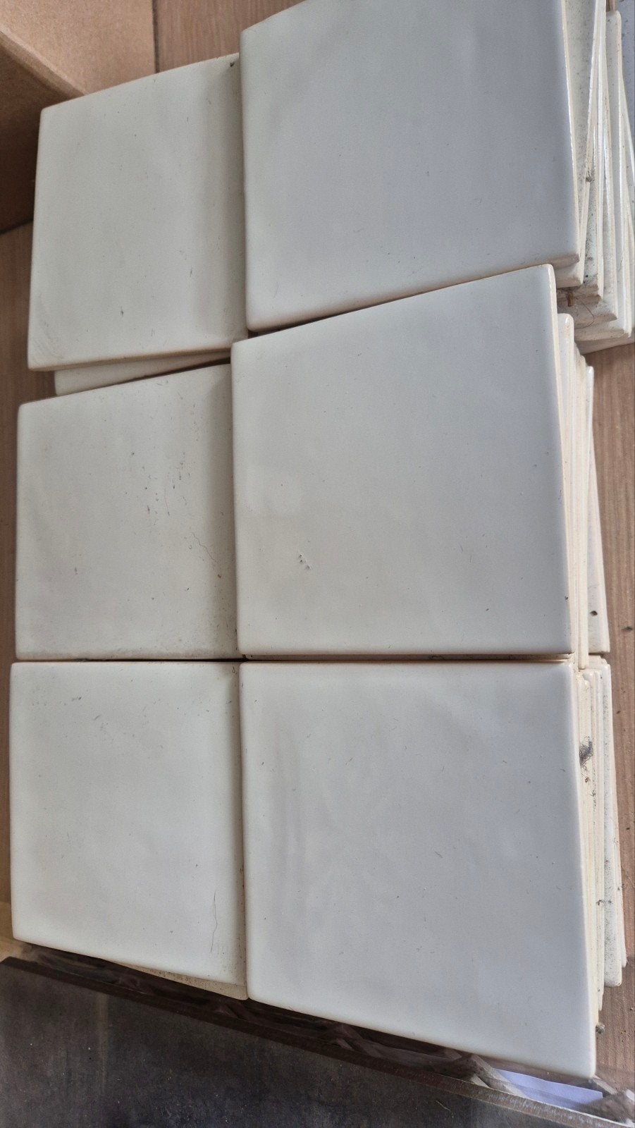 Handgemaakte Harlinger witjes 11x11 tegeltjes, Ophalen of Verzenden, Gebruikt