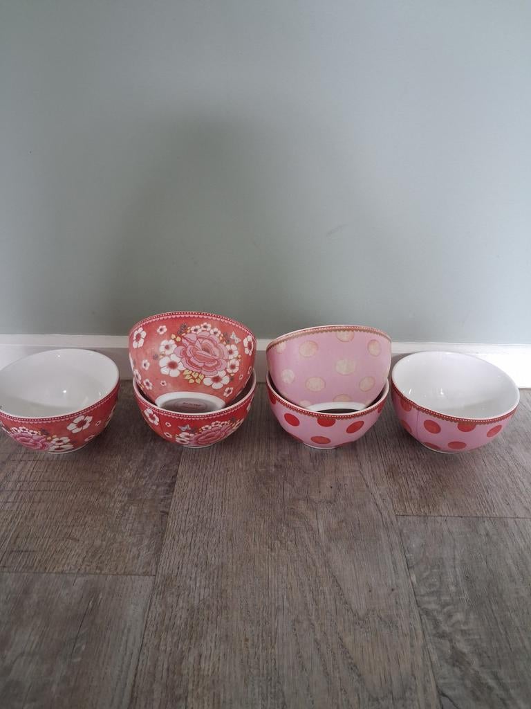 6 schaaltjes Room seven servies, Huis en Inrichting, Ophalen of Verzenden, Porselein, Overige stijlen, Schaal of Schalen