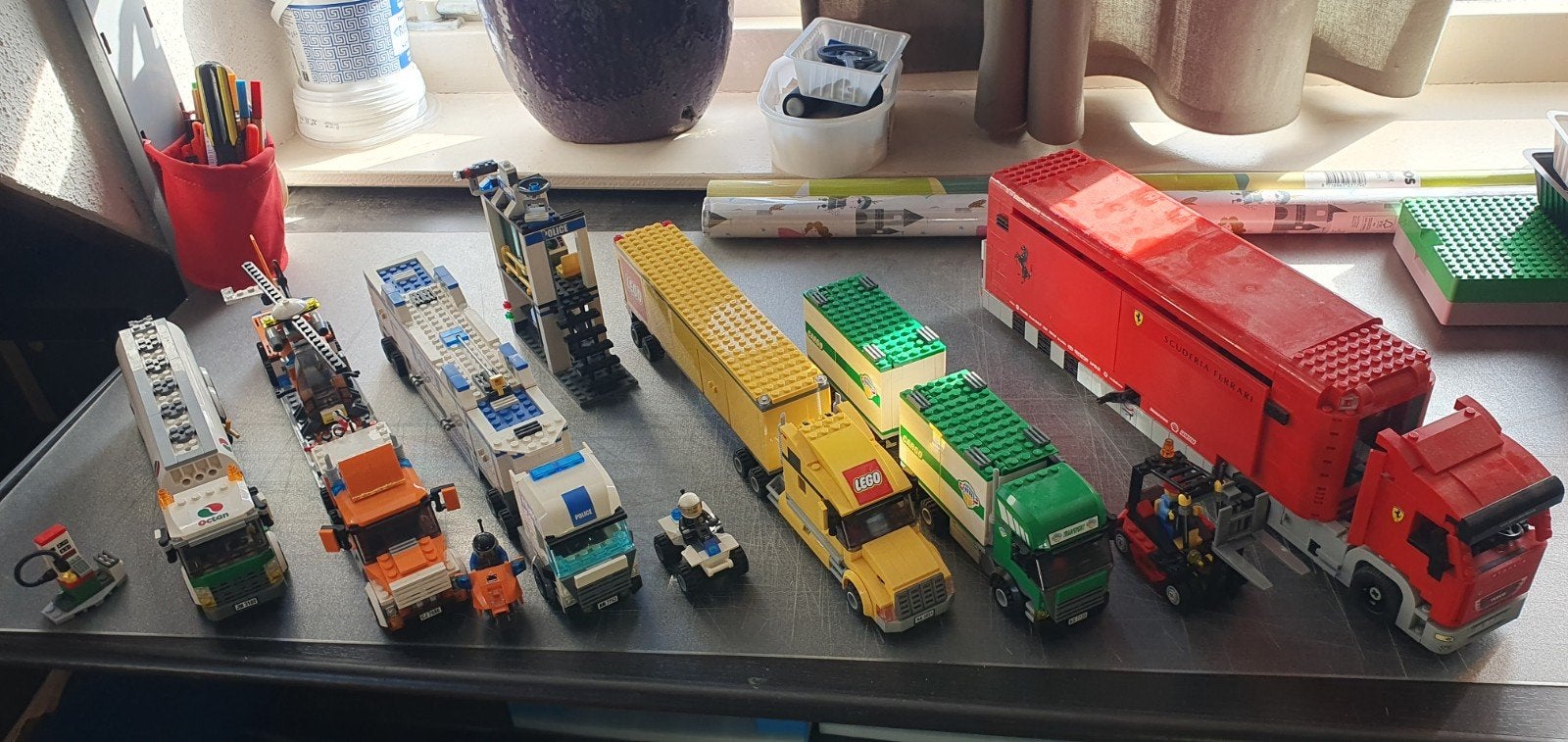 6 modellen van lego - GELIJMD, Lego, Ophalen of Verzenden, Compleet, Complete set