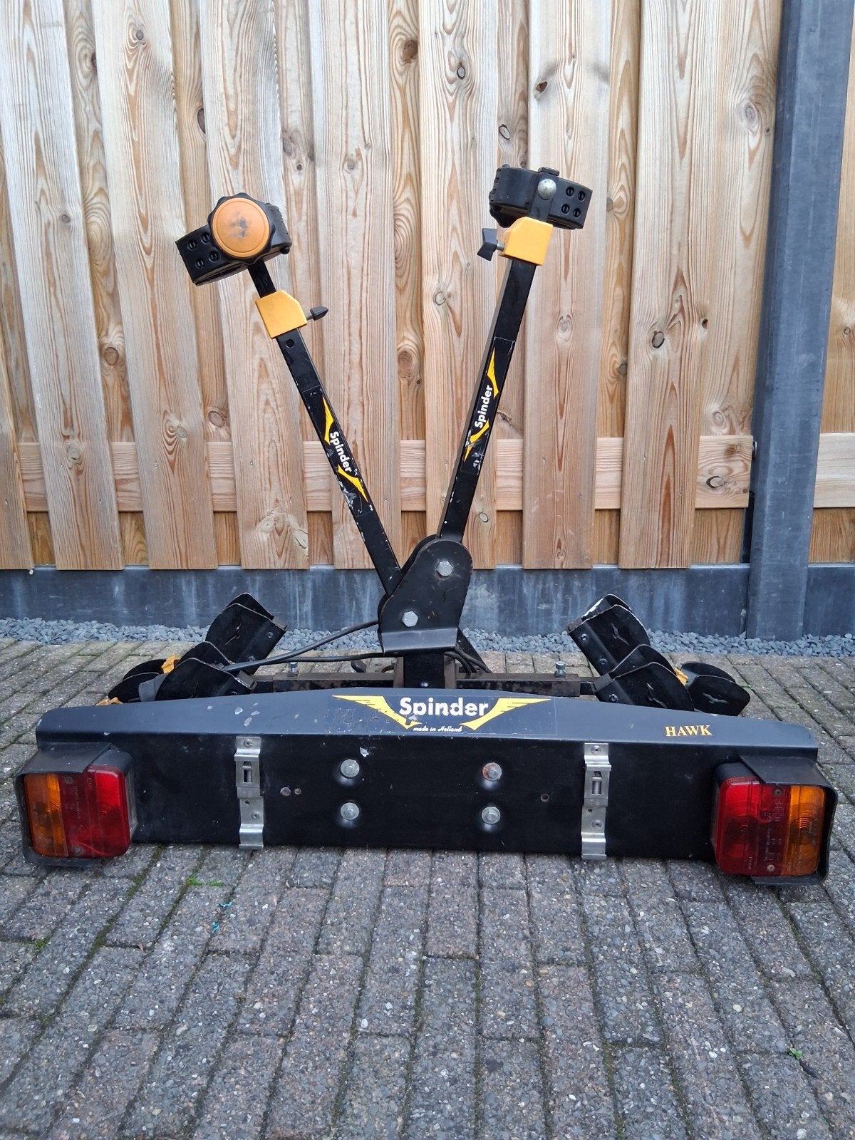 spinder hawk fietsendrager compleet, Ophalen, 2 fietsen, Gebruikt, Trekhaakdrager