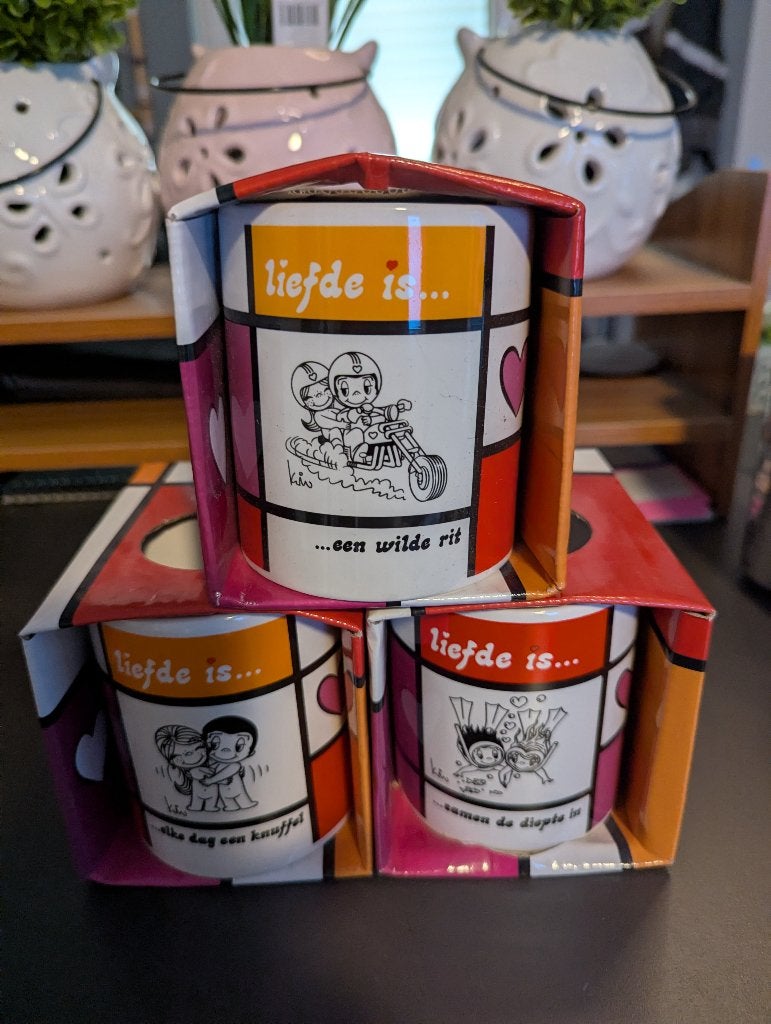 Liefde is Mokken, Huis en Inrichting, Overige merken, Nieuw, Overige stijlen, Aardewerk