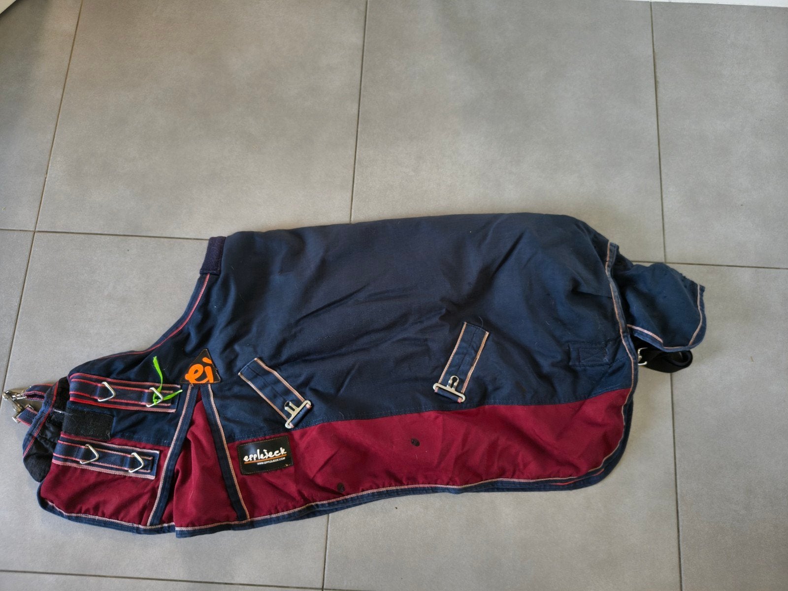 outdoordeken EJ 105 cm 300 gram, Gebruikt, Shetlander/Mini, 300 g, Ophalen of Verzenden