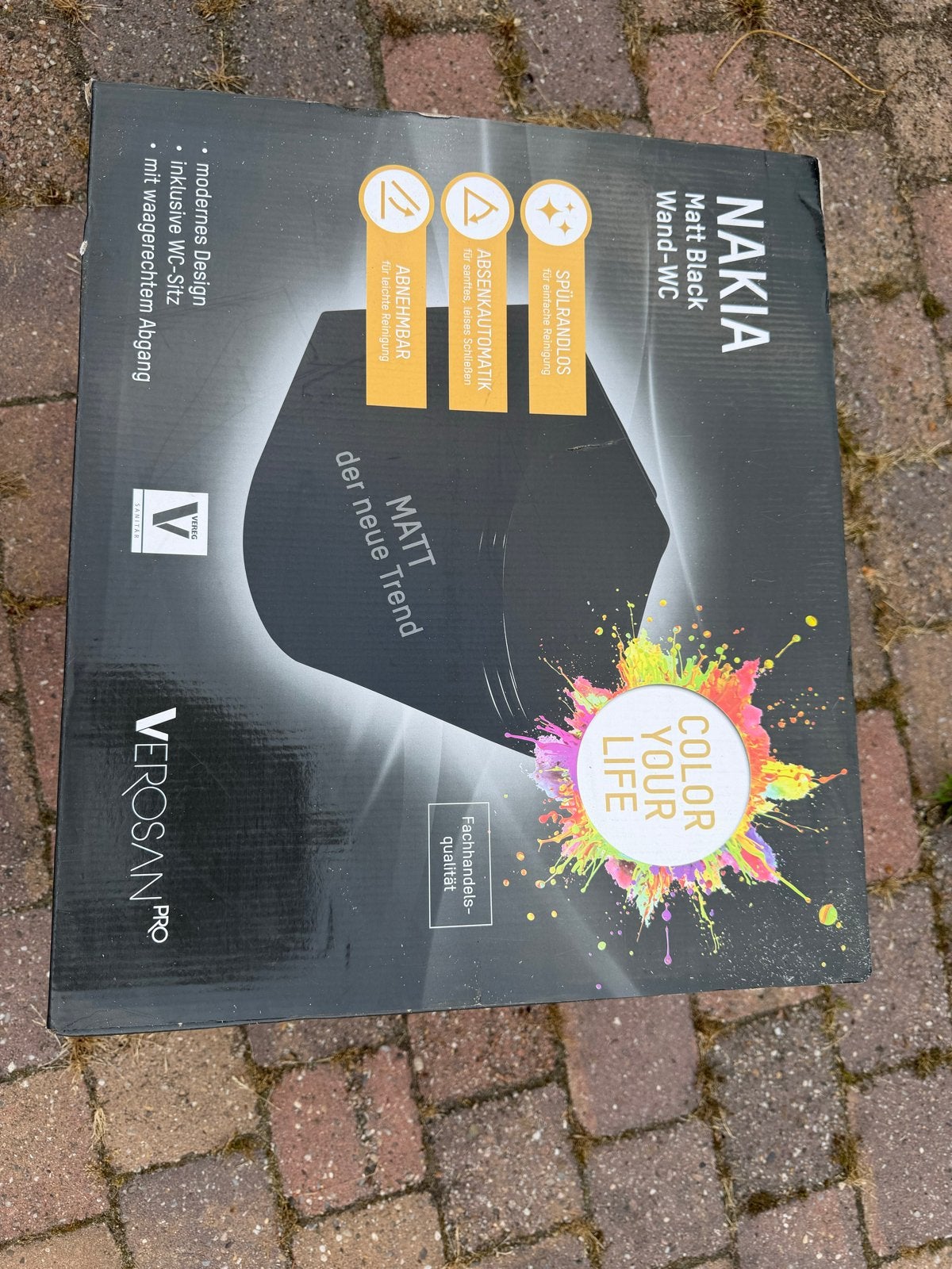 Nieuw toilet, drukplaat en isolatieset, Ophalen, Nieuw, Toilet