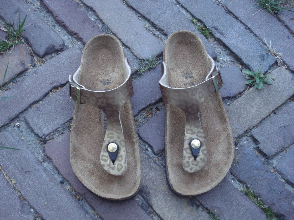 BIRKENSTOCK GIZEH TIJGERPRINT36, GRATIS VERZENDING PER POST, Kleding | Dames, Schoenen, Slippers, Overige kleuren, Verzenden, Nieuw