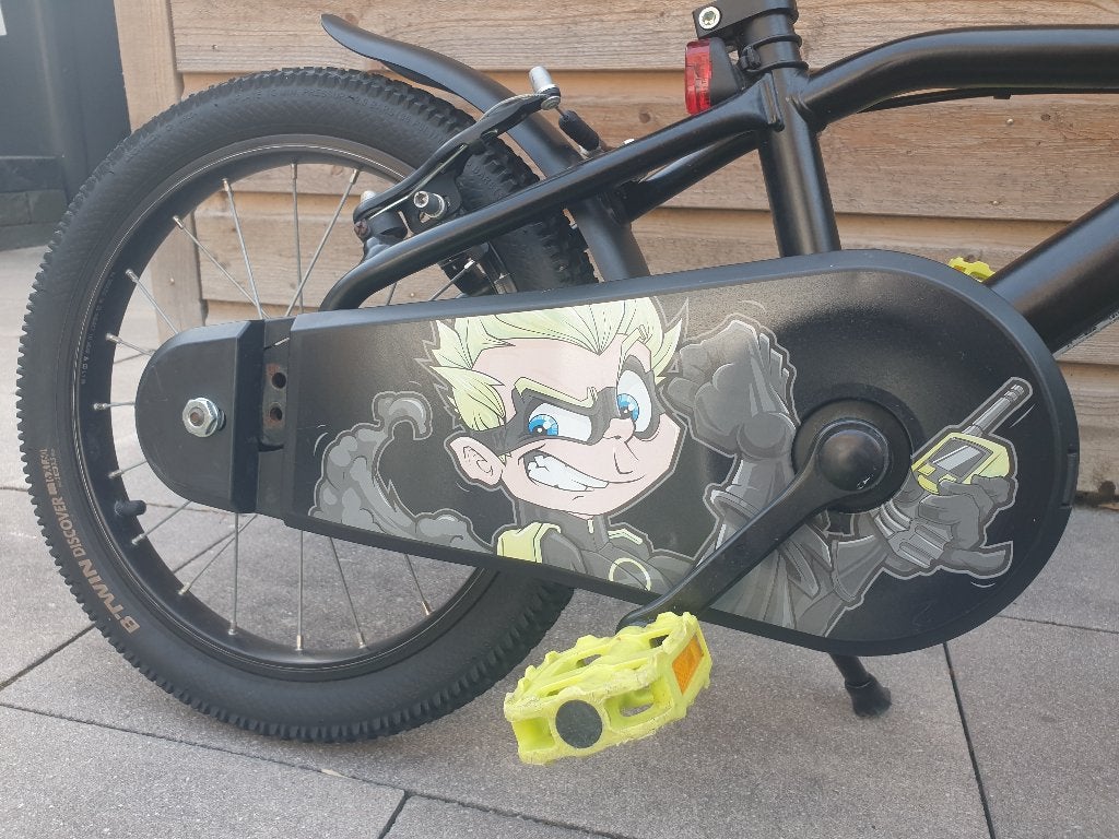 B'TWIN Dark Hero 500 kinderfiets 16 inch - Zeer goede staat, Ophalen, B'TWIN, 16 inch, Handrem